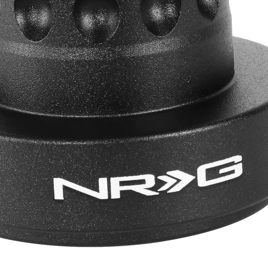 Steering Wheel NRG Innovations Race Short Hub, Aluminum Racing Hub Adapter, Quick Release Compact Style Race Hub Adapter, Compatible With 94-02 Honda Accord, Black, NRG-SRK-RL130H-BK