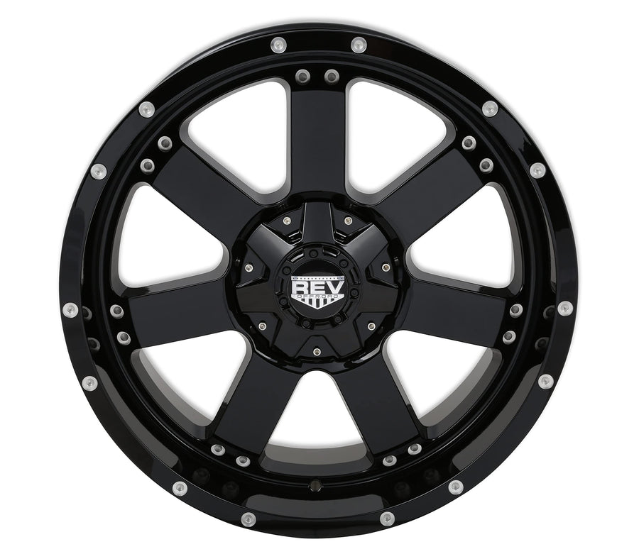 885 Series REV Wheels 885B-2903212 20x9 4.53 bs 5x5/5x127/5x5.5/5x139.7 Black