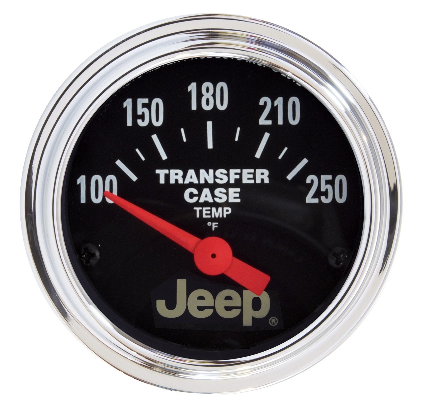 Jeep Auto Meter 880430 2-1/16" Electric Transfer Case Temperature Gauge (100-250Degree F, 52.4mm)