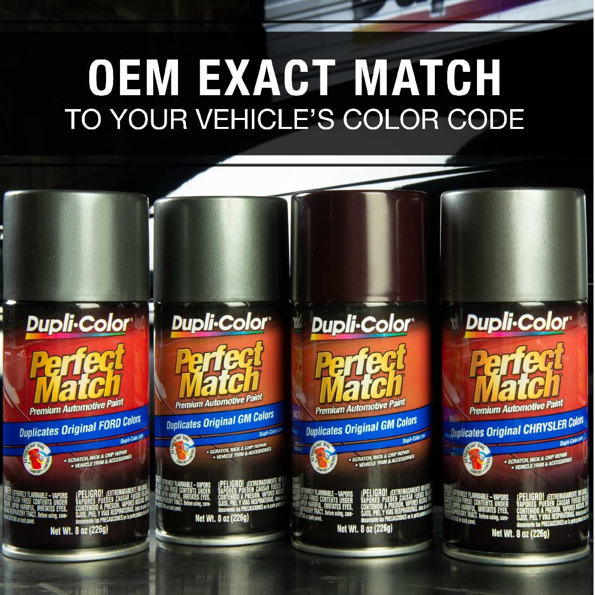 Toyota Super Red II Dupli-Color EBTY15607 Perfect Match Automotive Spray Paint – 8 oz. Aerosol Can