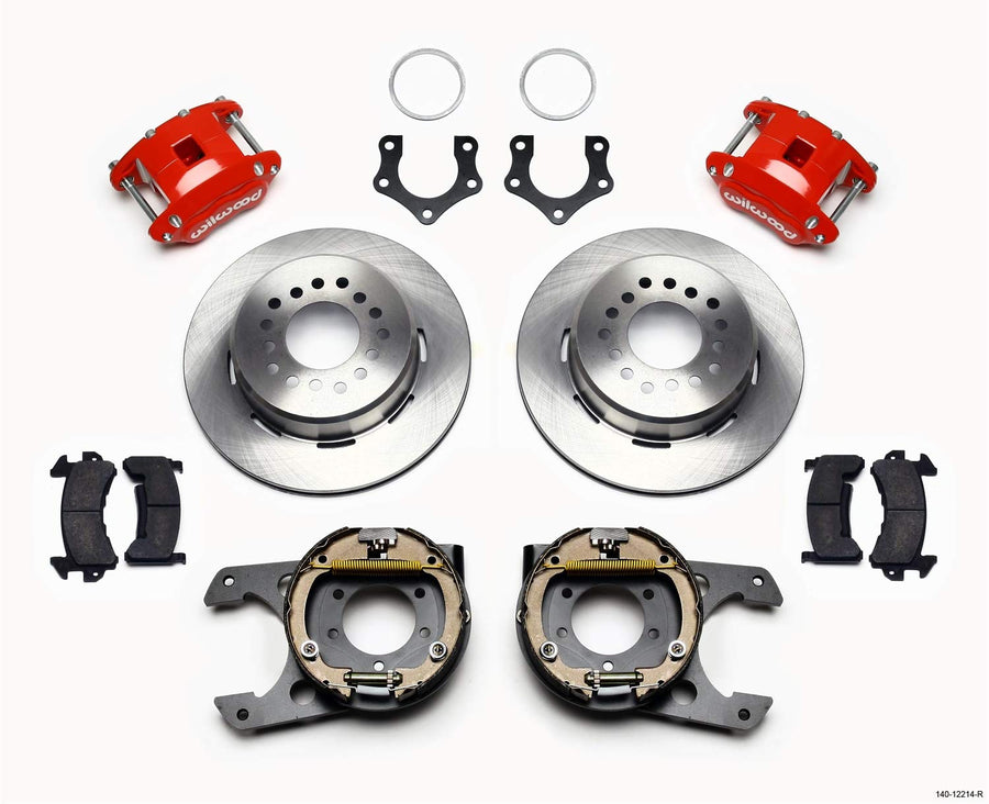 P/S D154 Park Brake Kit, Red