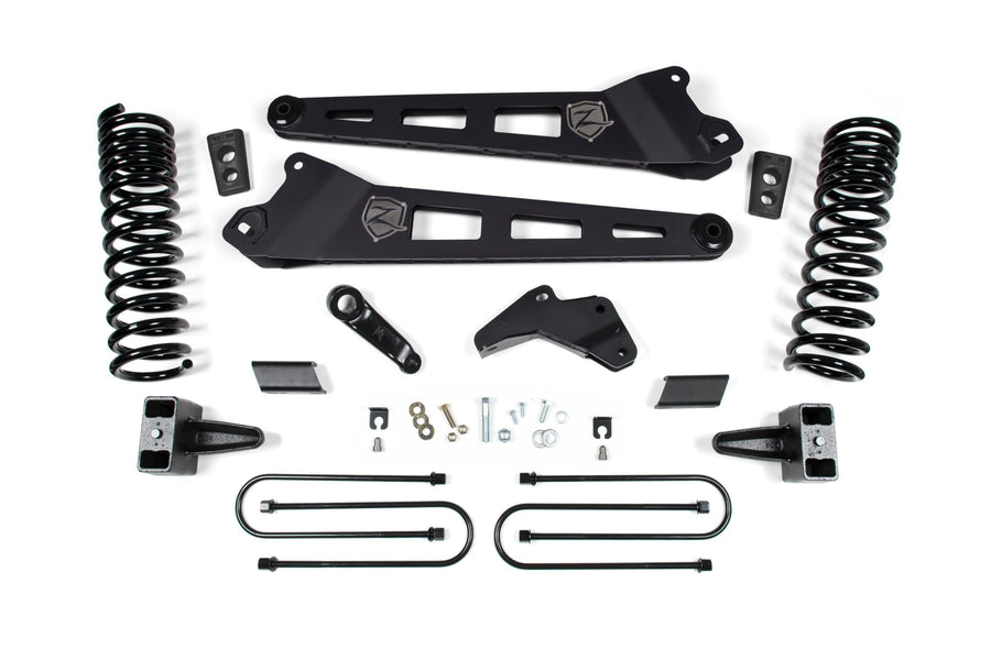 2013-2018 Ram 3500 4WD Diesel Zone Offroad ZOND57 | 6.5 inch Full Radius Arm Suspension Lift Kit (Front & Rear) | No Shocks