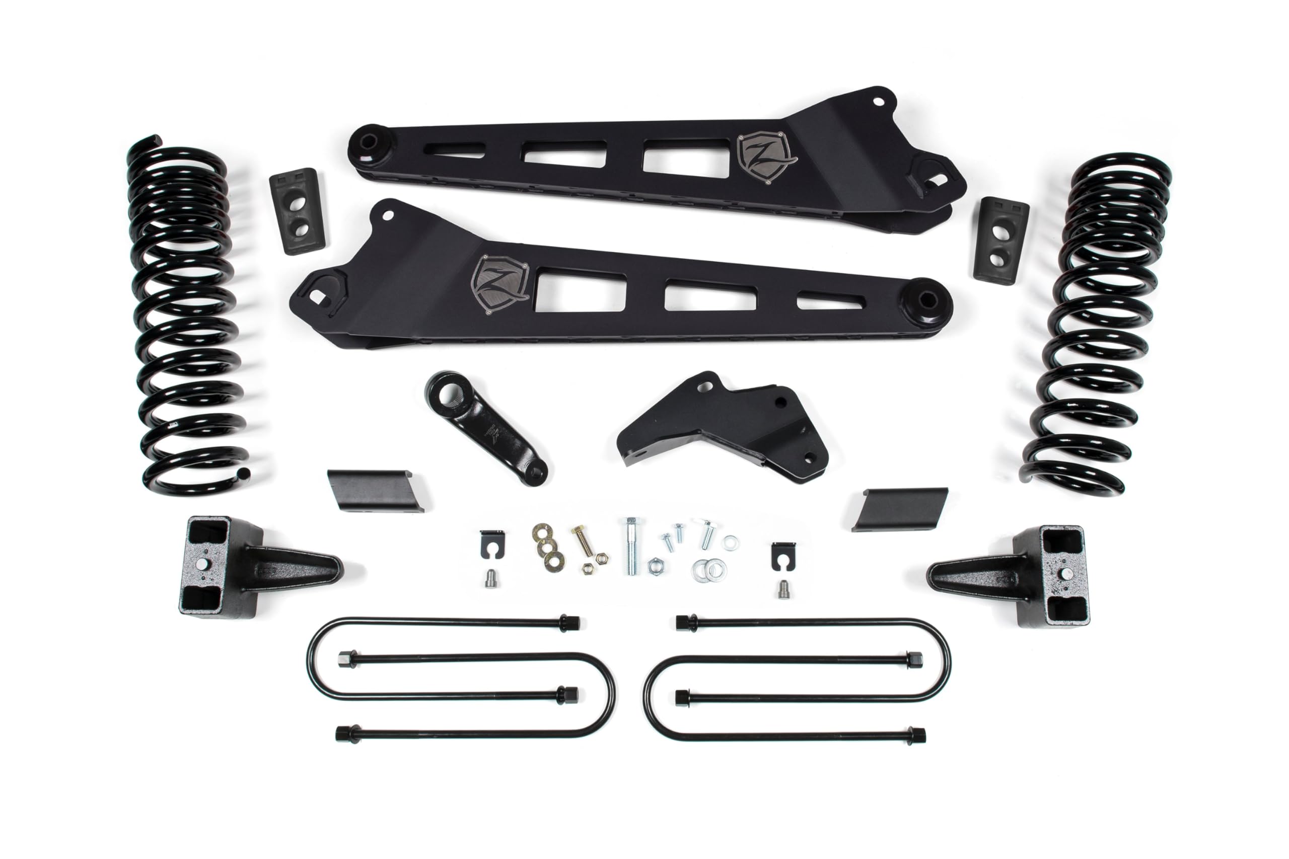 2013-2018 Ram 3500 4WD Gas | Zone Offroad ZOND67N | 5.5 inch Full Radius Arm Suspension Lift Kit (Front & Rear) | Nitro Shocks