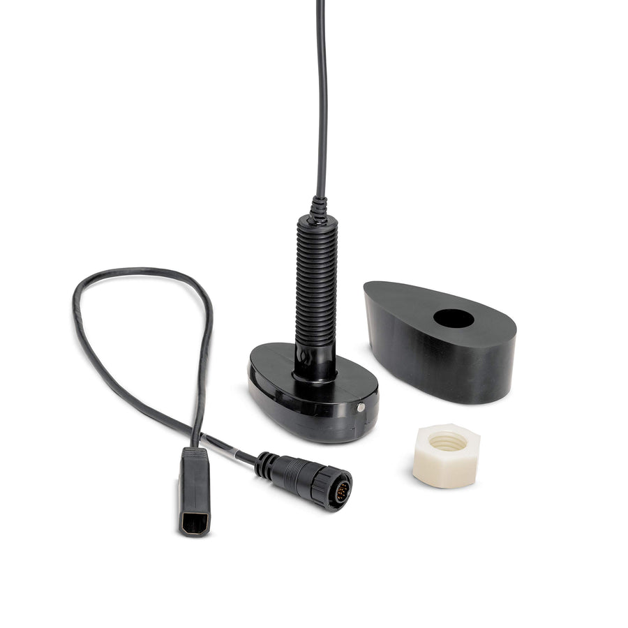 Humminbird Thru Hull Plastic Temperature Transducer for Helix with Dual Spectrum Chirp Sonar – XPTH 9 HW T
