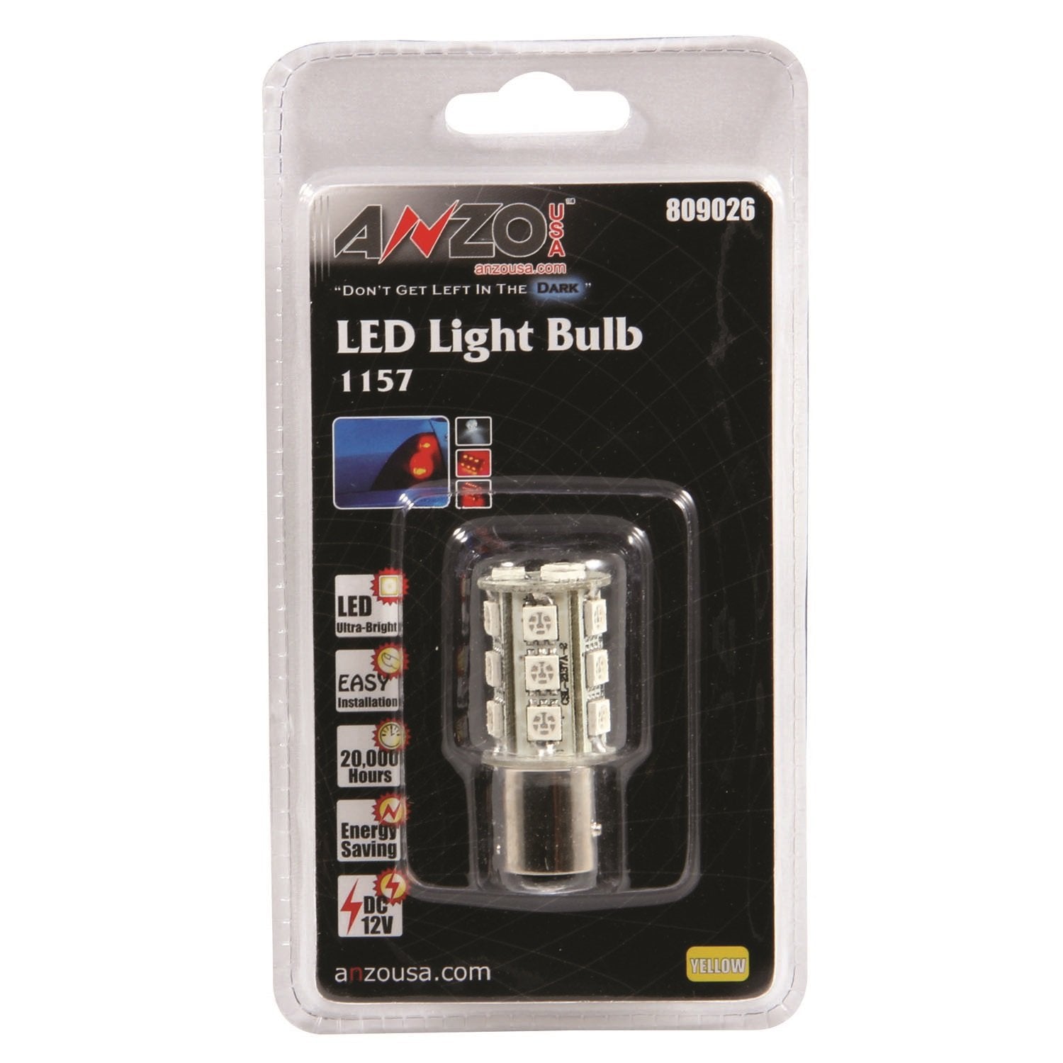 Amber AnzoUSA LED Bulb 809026