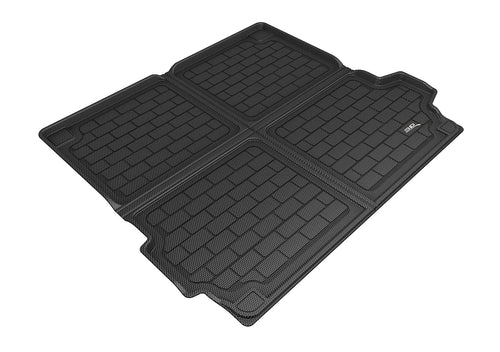 3D MAXpider Kagu Custom Fit Cross Fold Cargo Liner (Black, Not Fit Hybrid) Compatible with BMW X5 (G05) Behind 2nd Row Without Cargo Net 2019-2026