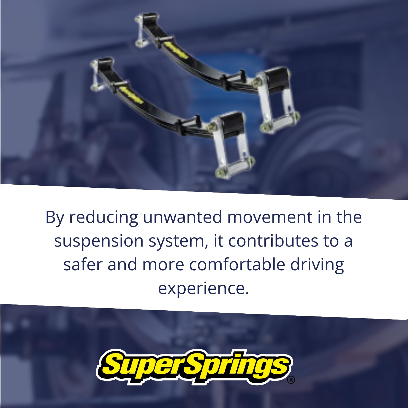 SuperSprings SSA17 for Ford F-450|F-550, Chevrolet|GMC Kodiak|TopKick 4500|5500, Black