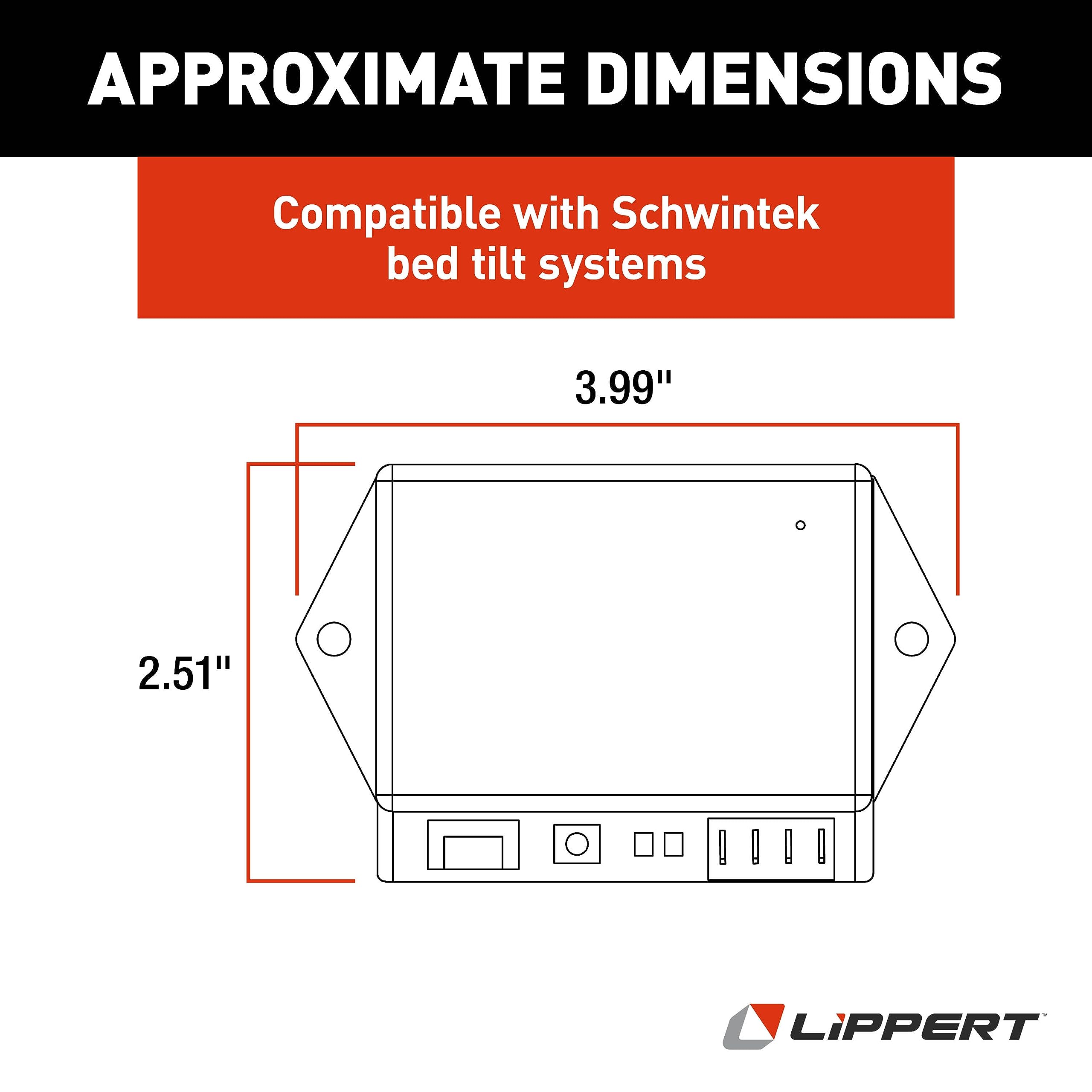 Hall Effect Lippert Replacement RV Bed Tilt Controller Module for 5th Wheel Campers, Travel Trailers, Fits Schwintek Systems, Exact-Match Component - 260793
