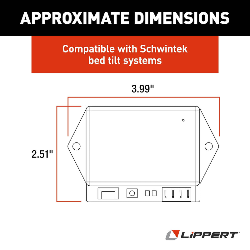 Hall Effect Lippert Replacement RV Bed Tilt Controller Module for 5th Wheel Campers, Travel Trailers, Fits Schwintek Systems, Exact-Match Component - 260793