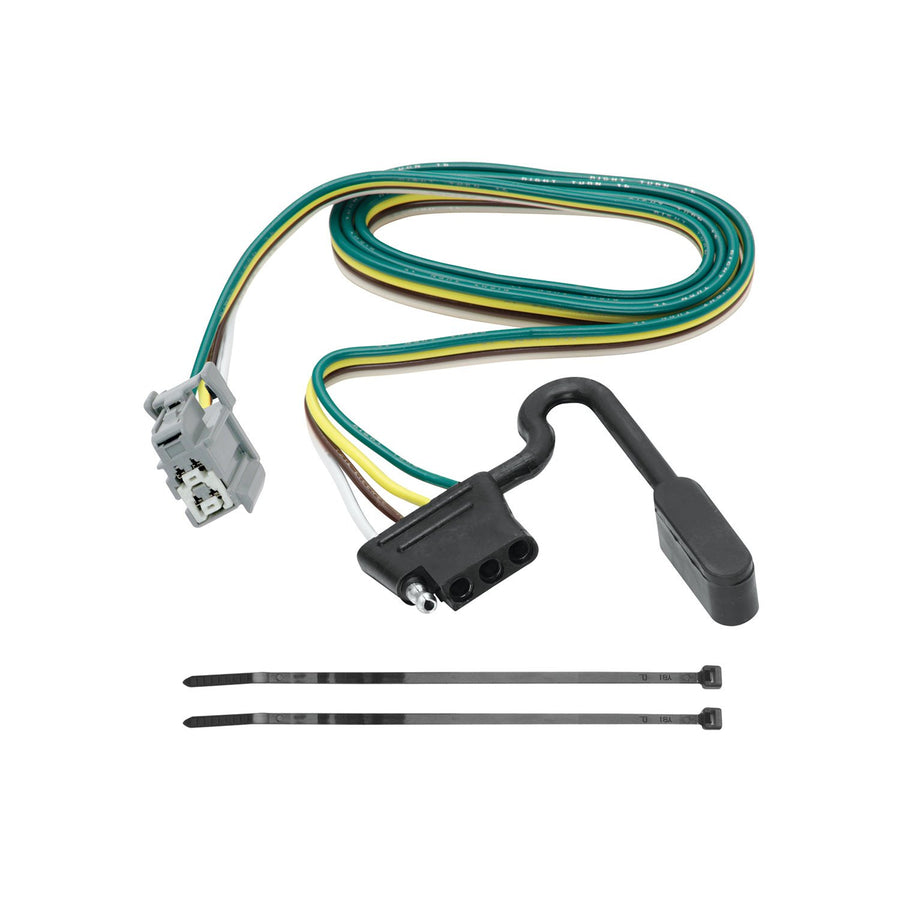 4-Flat Tow Harness Wiring Package TEKONSHA 118264, Silver