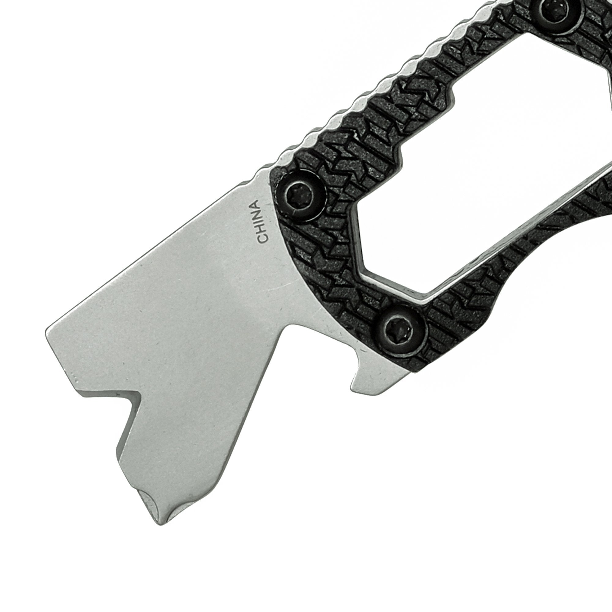 Kershaw Compact Keychain Pry Tool PT-2 (8810X); Features Bottle Opener, Two Screwdriver Tips, Pry Bar, Wire Scraper, Three Hex Drives; Made of 8Cr13MoV Stainless Steel; 0.8 OZ, 3.75 In. Overall Length