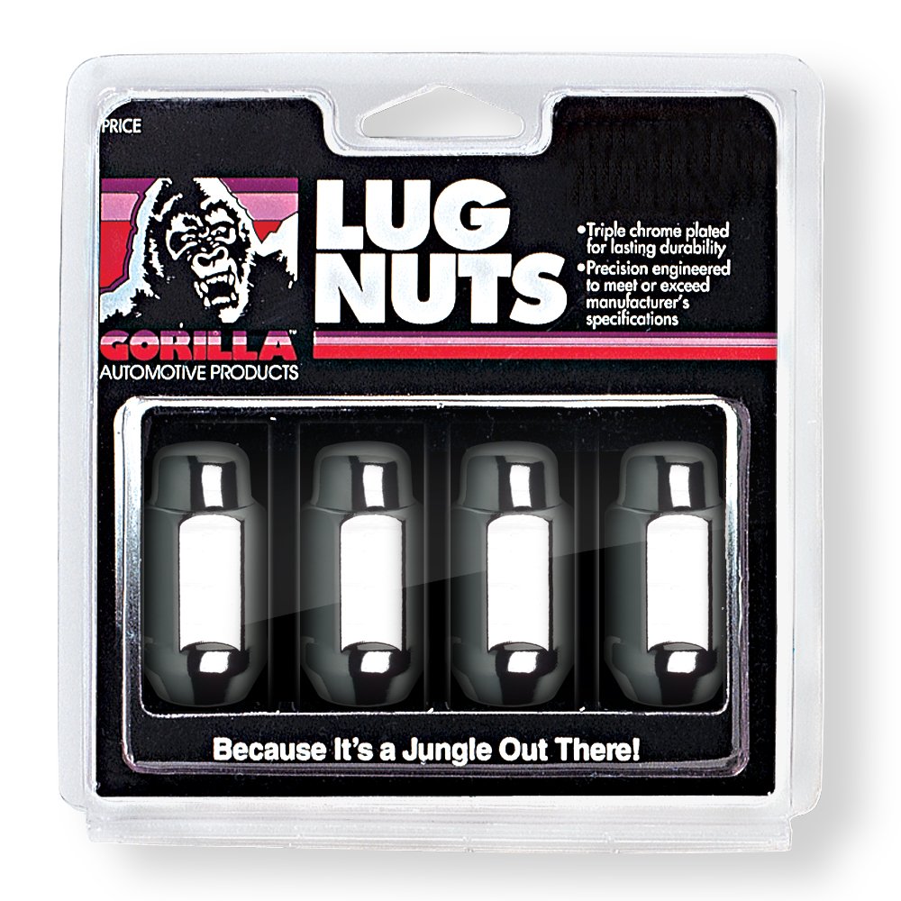 Extra Long Gorilla Automotive 91107XL Acorn Bulge Lug Nuts (14mm x 2.00 Thread Size)