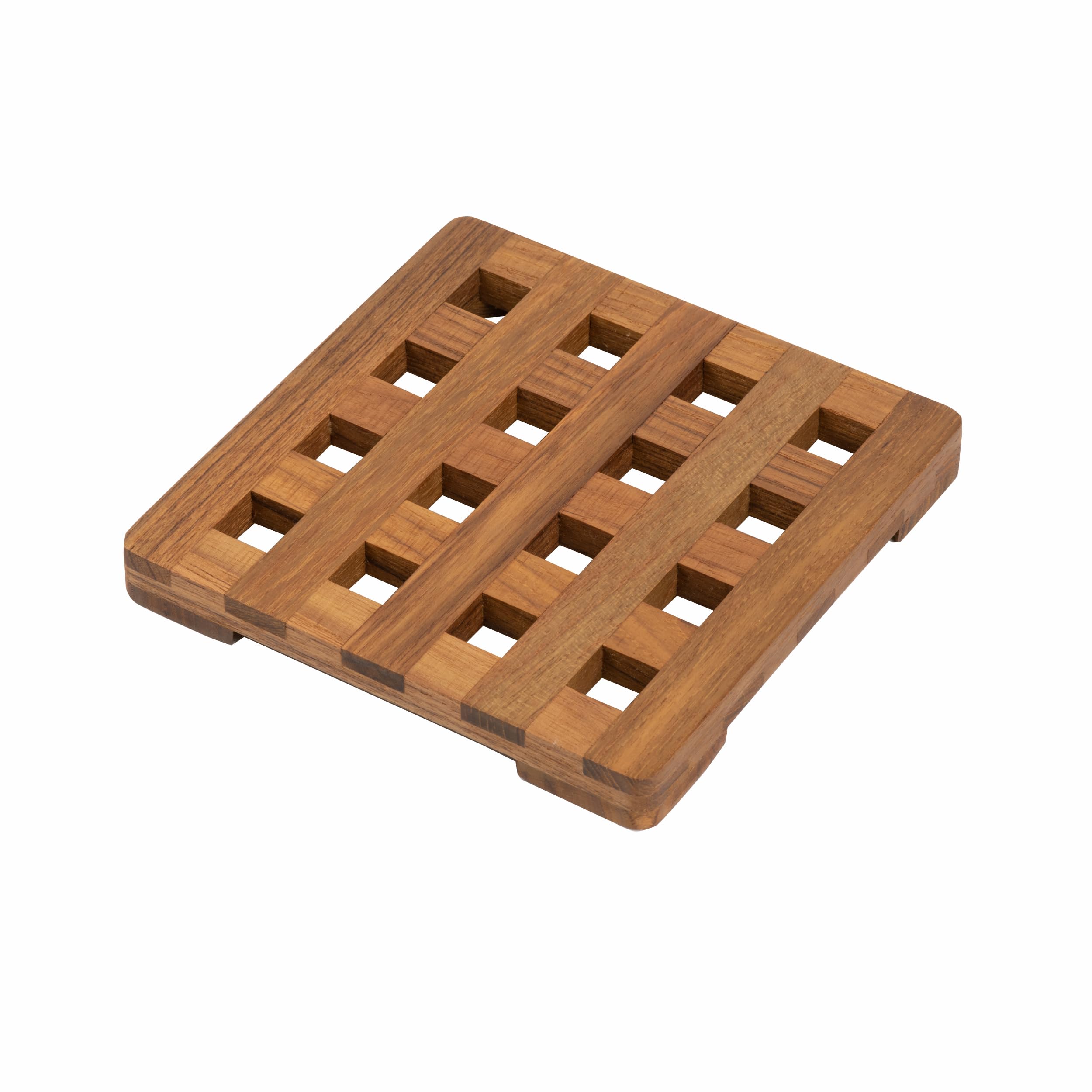 Whitecap 62420 Teak Small Square Trivet - 6" Whitecap