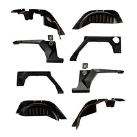 XHD Armor Fender Kit, Rugged Ridge | Liner | 11615.05 | Fits 2007-2018 Jeep Wrangler JK 2-Door