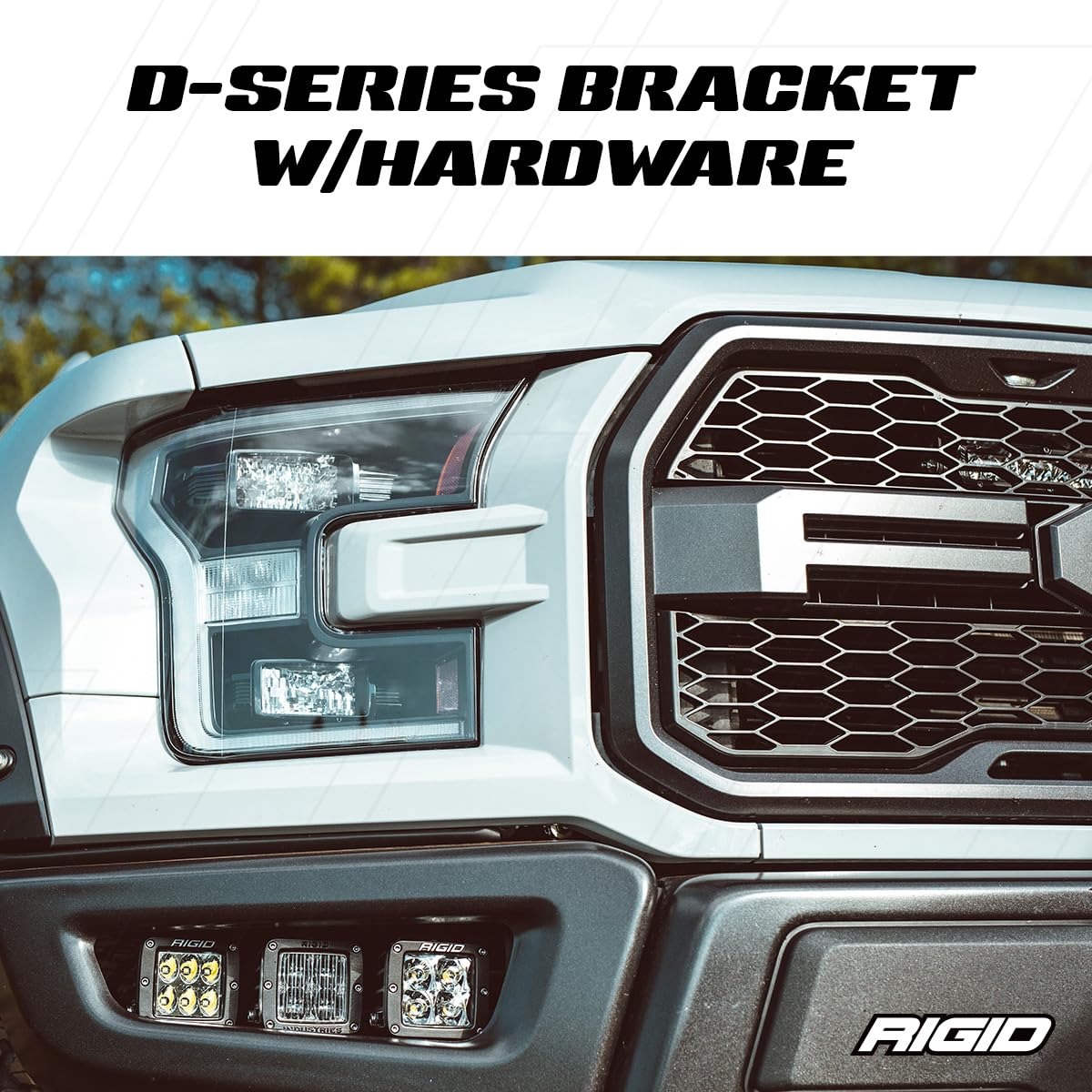 D-Series Rigid Industries 40185 Stainless Steel L Bracket Kit with Hardware