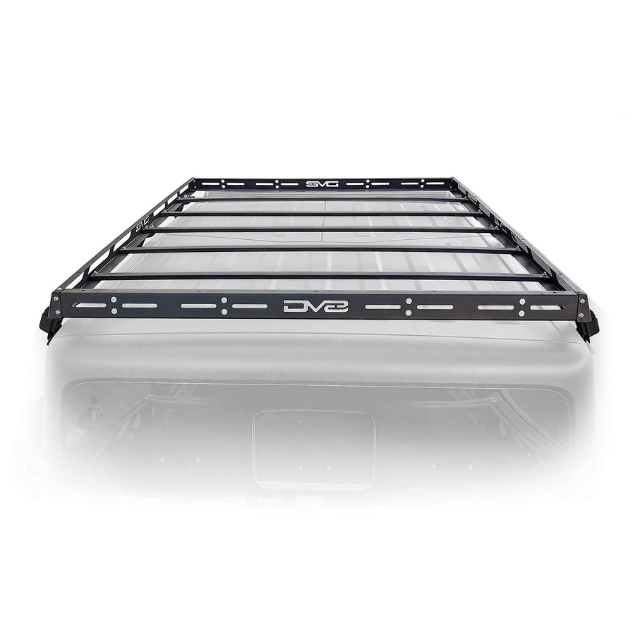 Offroad DV8 Roof Rack for The 2020-2025 Jeep Gladiator JT & 2018-2025 Jeep Wrangler JL 2-Door | Bolt-On Installation | Multiple Tie Down Points | 200lbs Capacity