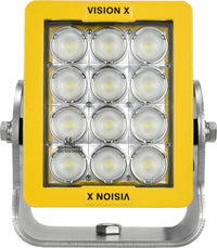 Vision X Lighting Heavy Industrial BT Black HOUSING 12-LED Anti Glare Optics, Clear Verticle Mount