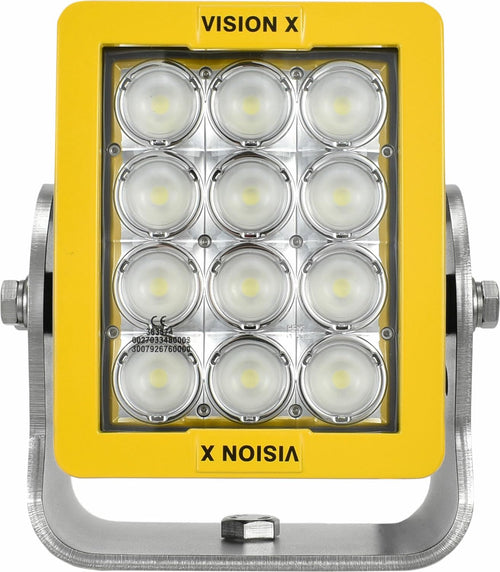 Vision X Lighting Heavy Industrial BT Black HOUSING 12-LED Anti Glare Optics, Clear Verticle Mount