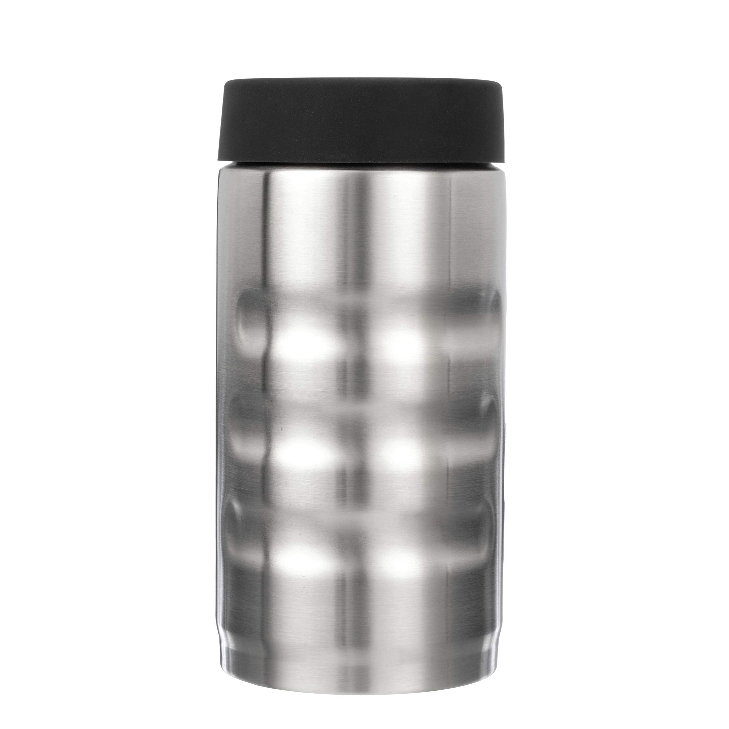 16 oz Grizzly Grip Pounder | Stainless Steel Vacuum Insulated Can Cooler | For 16 oz Tallboy Beer and Energy Drinks Reusable Durable | Brushed Stainless