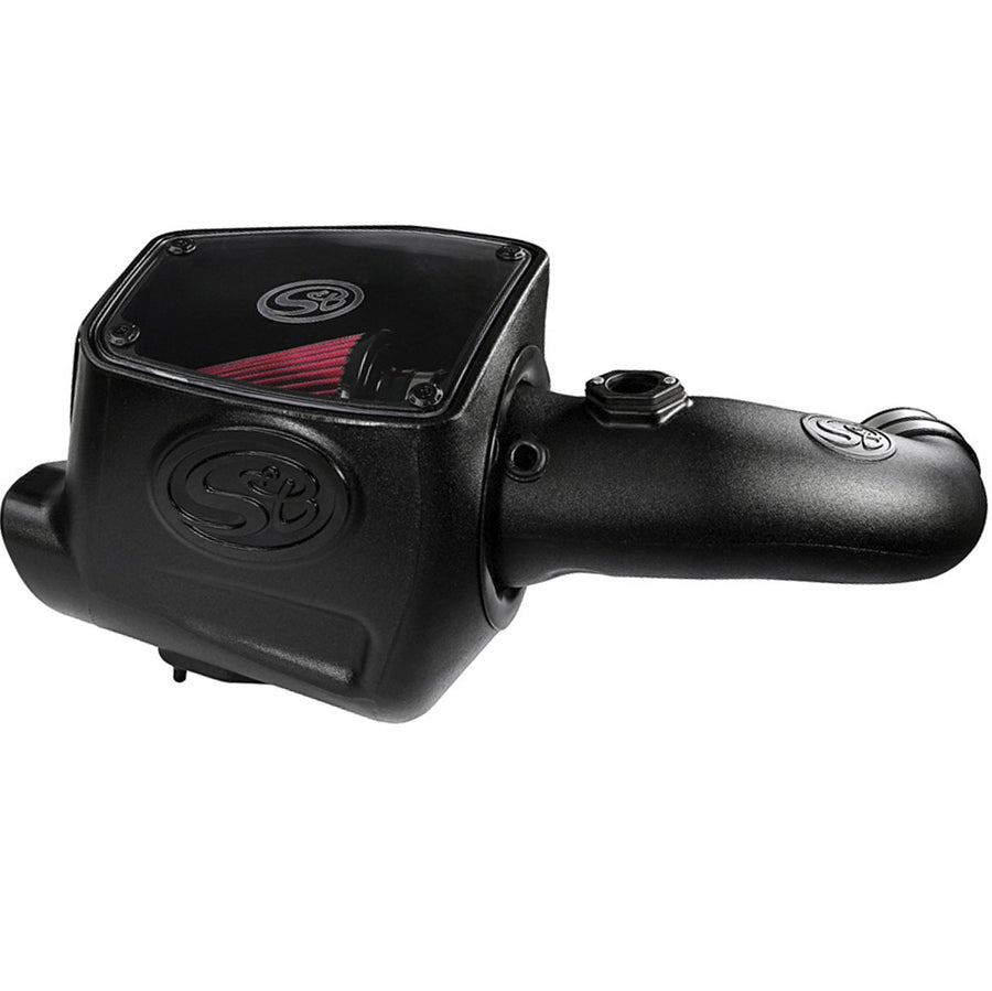 Cold Air Intake S&B Filters 75-5105 For 2008-2010 Ford Powerstroke 6.4L (Oiled Cleanable, 8-ply Cotton Filter)