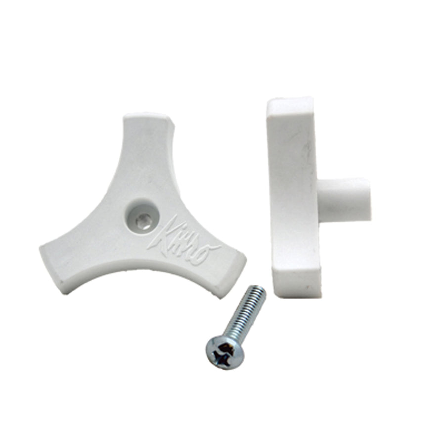 Window Crank Knob AP Products 013-510 with Screw, 1" / White
