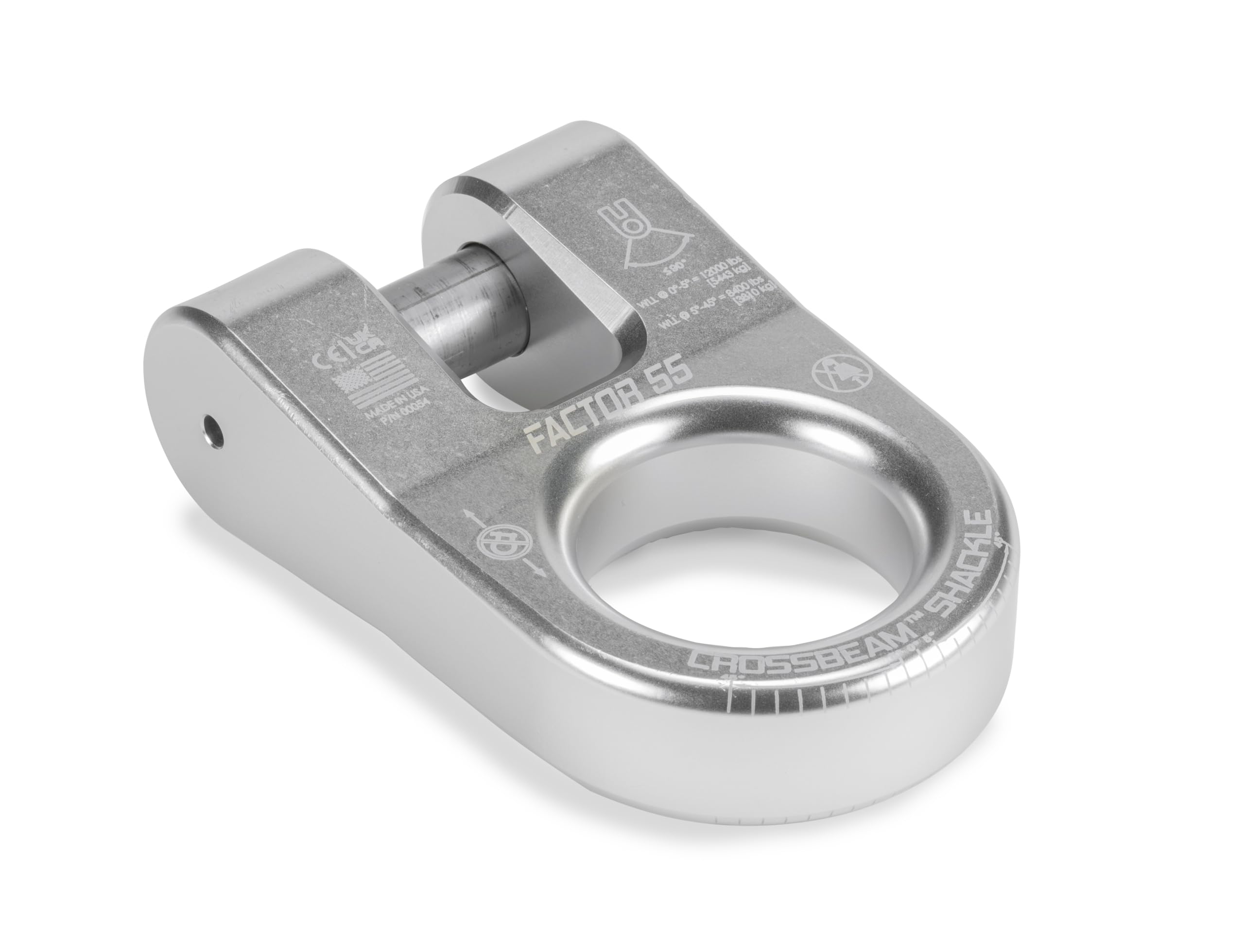 00054-05 - Factor 55 Crossbeam Shackle Silver