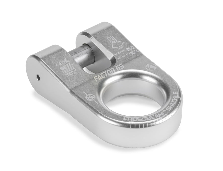 00054-05 - Factor 55 Crossbeam Shackle Silver