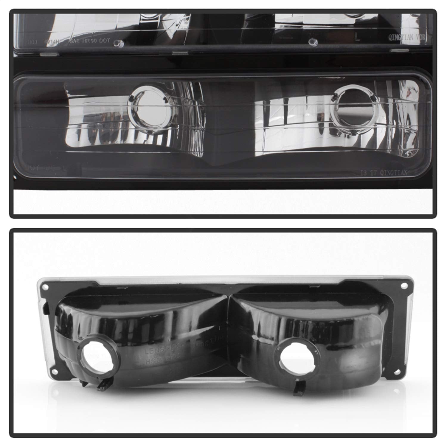 Chevy Silverado Headlight Xtune HD-JH-CCK88-AM-BK-SET