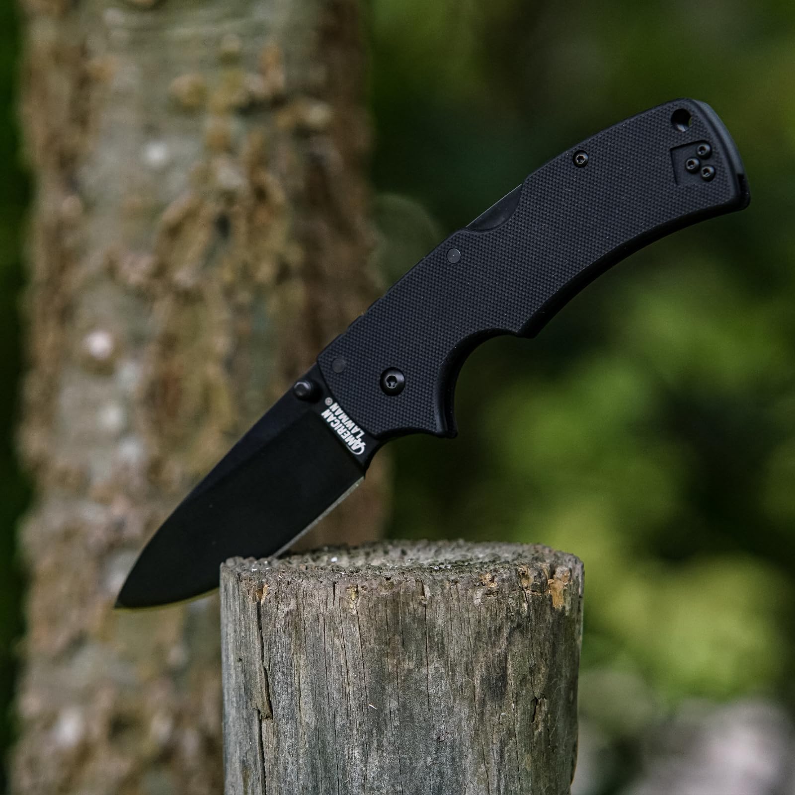 American Lawman COLD STEEL 3.5" S35VN Razor-Sharp Blade 4.625" G-10 Handle Tactical Folding Knife with Tri-Ad Lock, Ambidextrous Pocket/Belt Clip