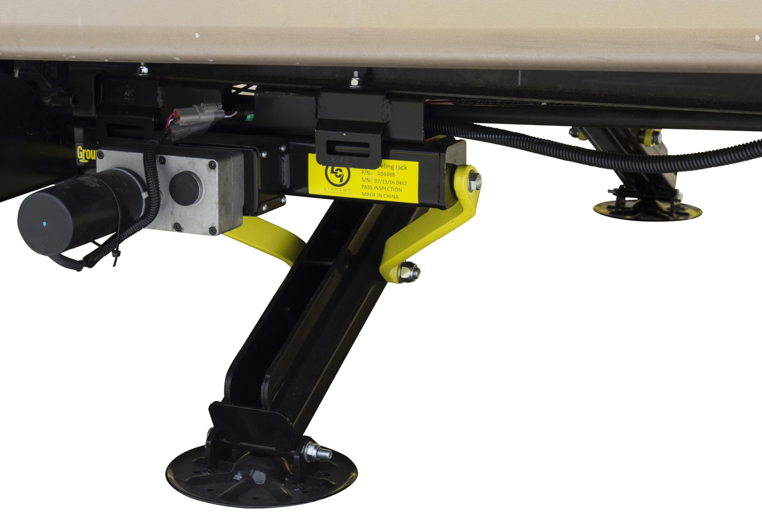 Ground Control TT Lippert 5-Point Automatic RV Travel Trailer Leveling System with Touchpad Controller, 10,000-lb. GVWR - 672136