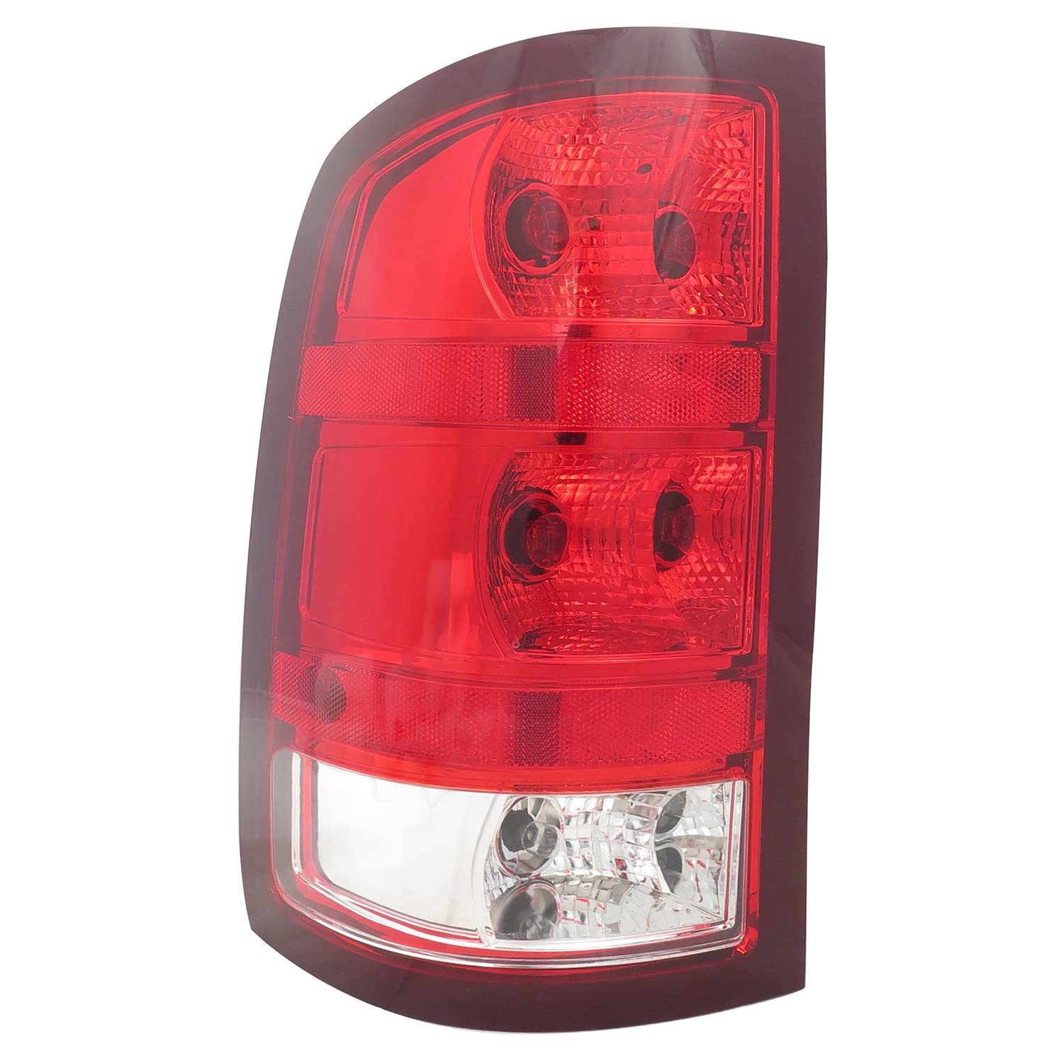 Left TYC Tail Light Assembly Compatible with 2010-2012 GMC Sierra Pickup