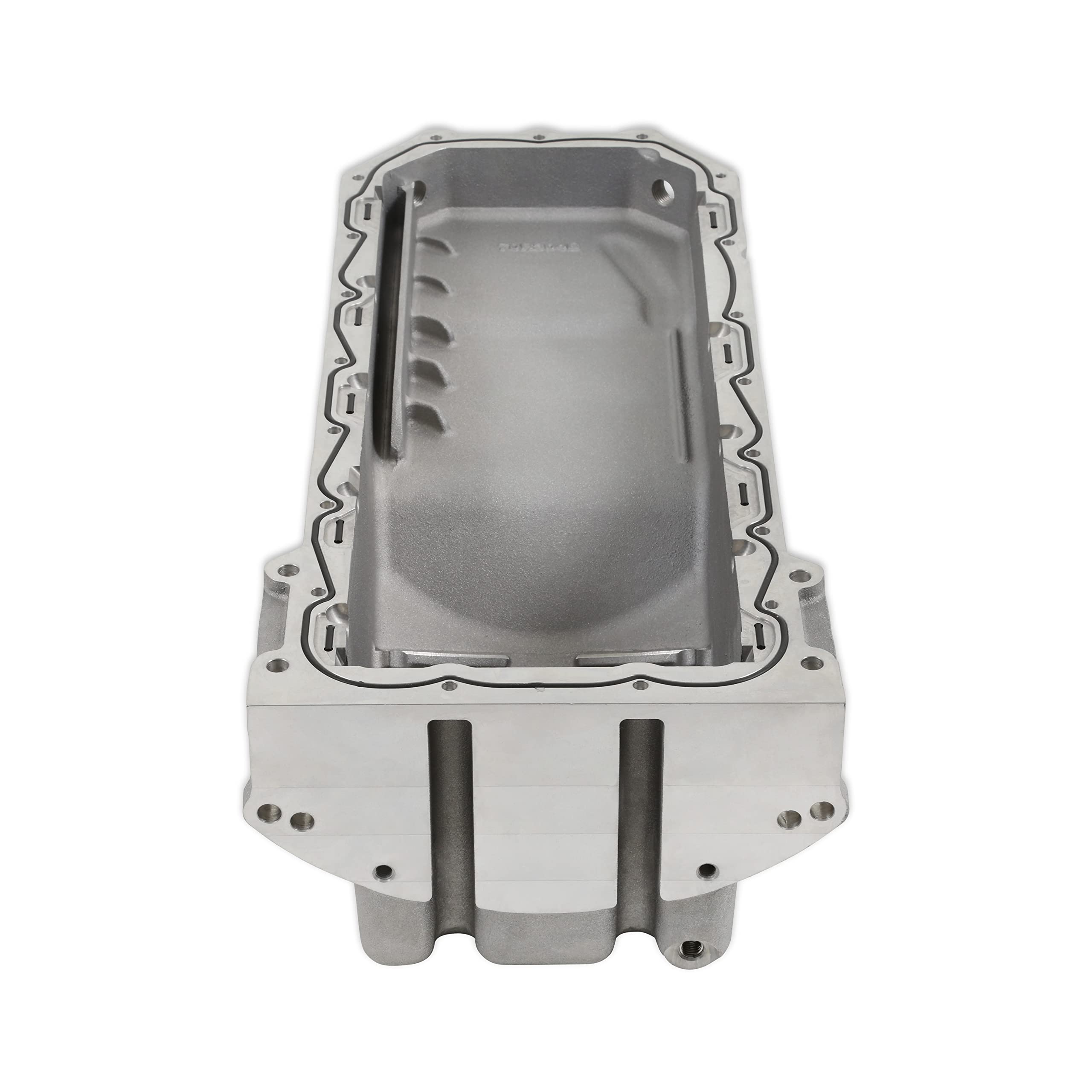 Holley 302-75 Hemi Engine Swap Oil Pan - Gen III Rear Sump Non VVT - Natural Finish
