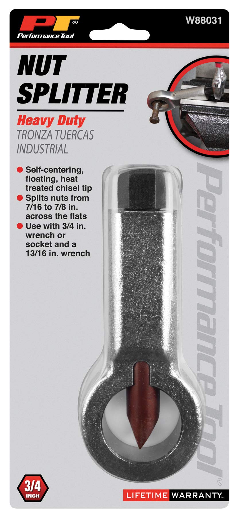 Heavy Duty Nut Splitter Performance Tool W88031, Heavy Duty nut Splitter (7/16-7/8-Inch-Inch)