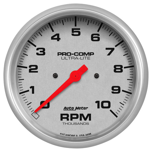 Auto Meter Ultra-Lite 4498 In-Dash Electric Tachometer, 5.000 in.
