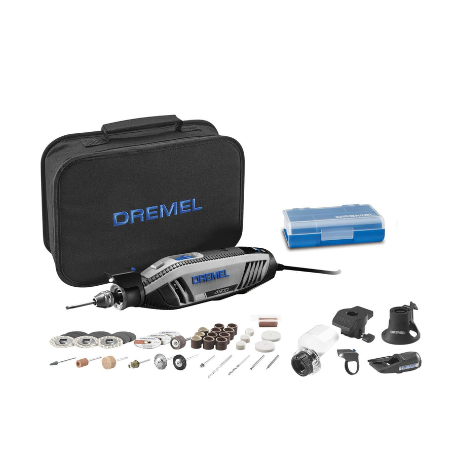 Dremel High Performance 4300-5/40 Rotary Tool Kit with LED Light- 5 Attachments & 40 Accessories - Ideal for Grinding, Cutting, Wood Carving, Sanding, and Engraving