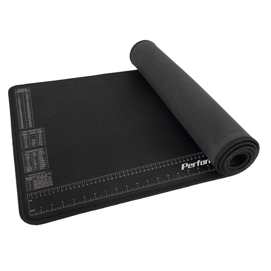 W88977 Performance Tool Neoprene Mat with Ruler and Reference Charts, Chemical Resistant, 16-Inch x 35.75-Inch, Protects Work Surface from Solvents and Oils