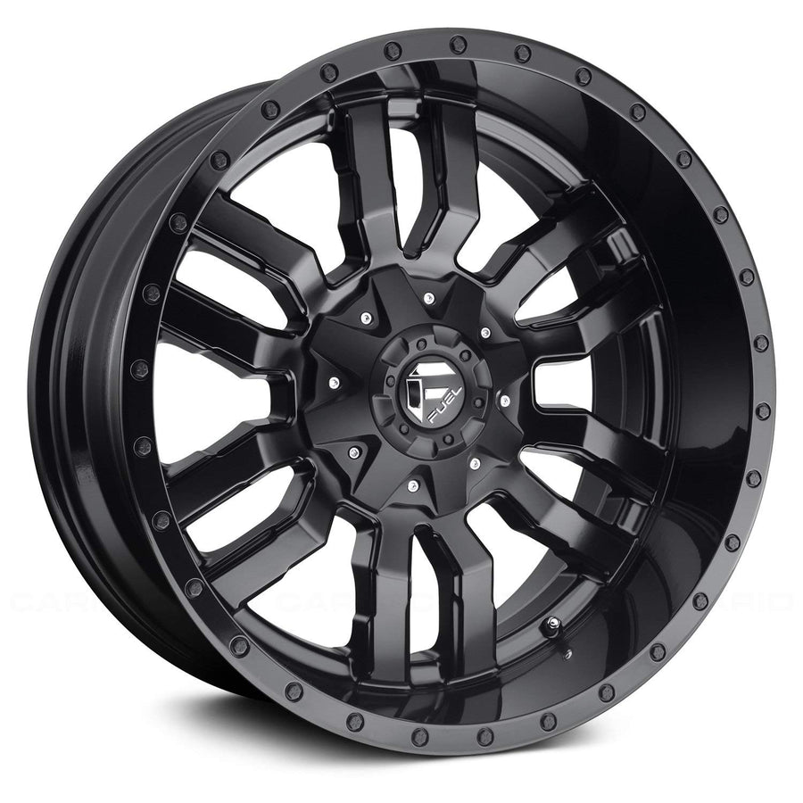 1PC Fuel D596 20X9 6X135/5.5 MT-BLK-GBL 20MM - D59620909857