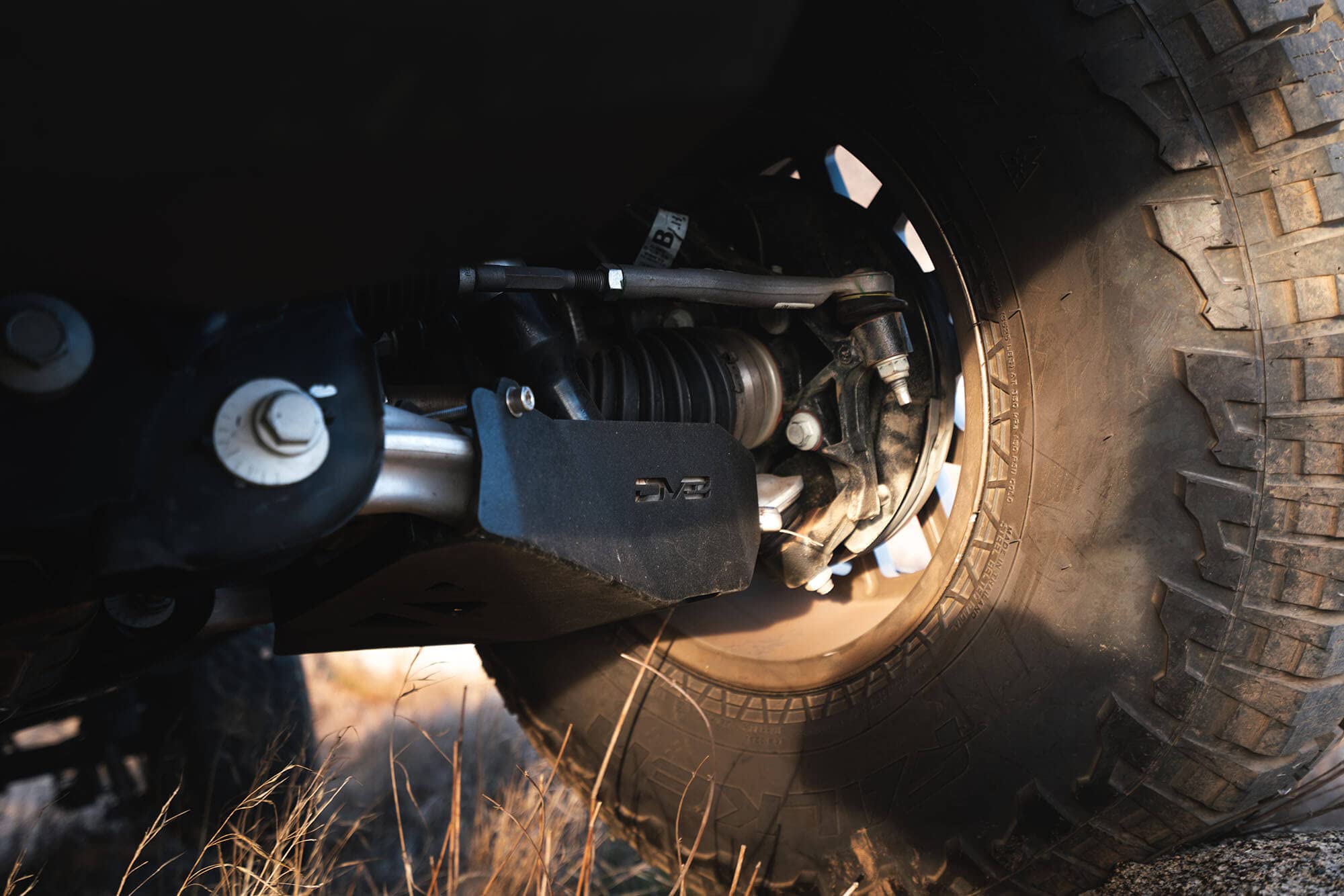Front Lower Control Arm Skid Plates DV8 Offroad for 2021-2025 Ford Bronco | Sold as Pair | Steel Construction | Suspension Protection | No Drill Installation