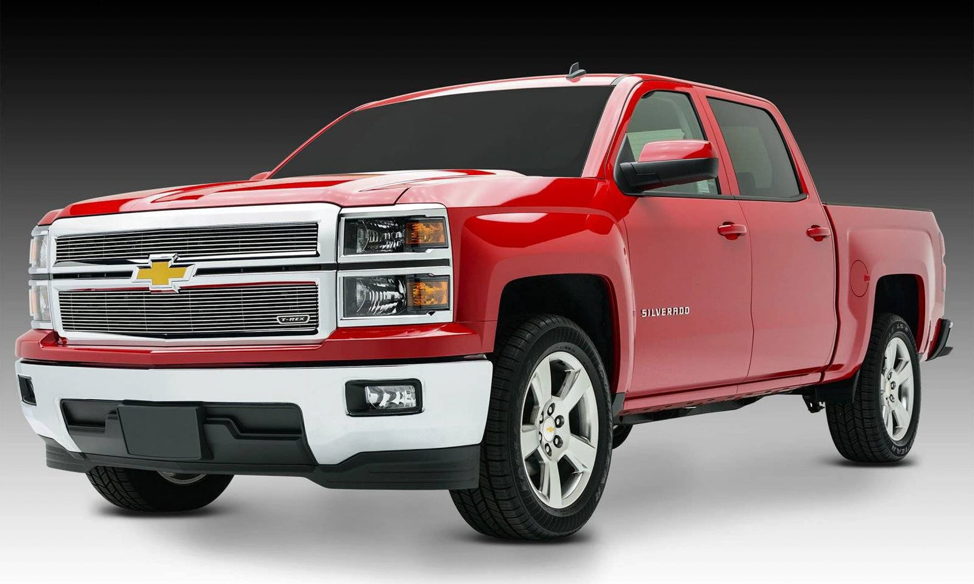 Billet Series T-Rex 21117 Polished Main Grille for Chevrolet Silverado