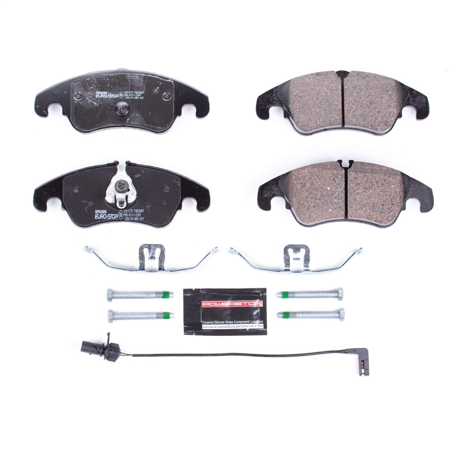 Euro-Stop Power Stop ESP1375 ECE-R90 Front Ceramic Brake Pads