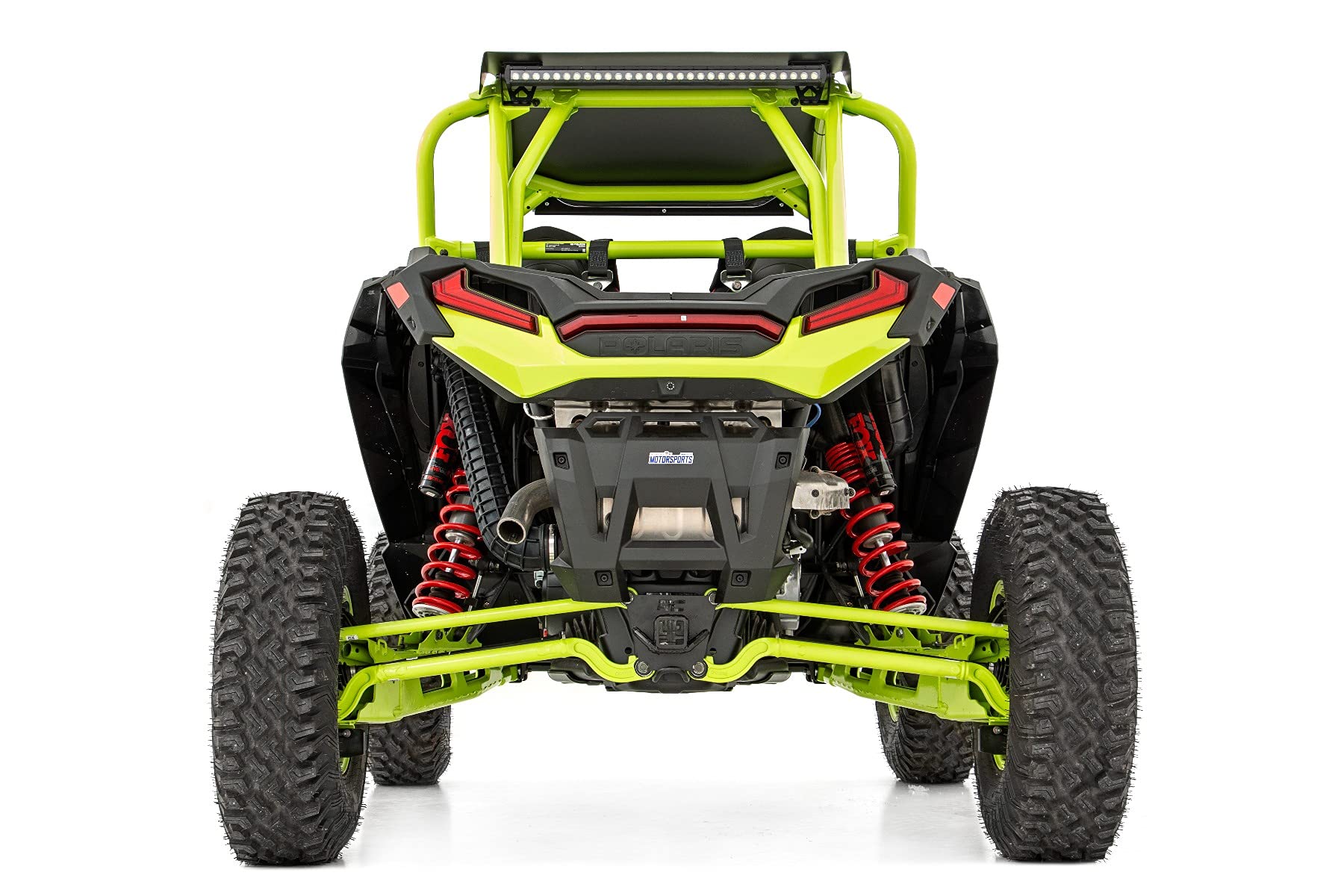30" Rough Country Rear-Facing Curved LED Light Bar Kit for Polaris RZR XP Turbo S - 150W, 12,000 Lumens, Off-Road UTV Lighting, Spot Beam for Trail & Utility Use
