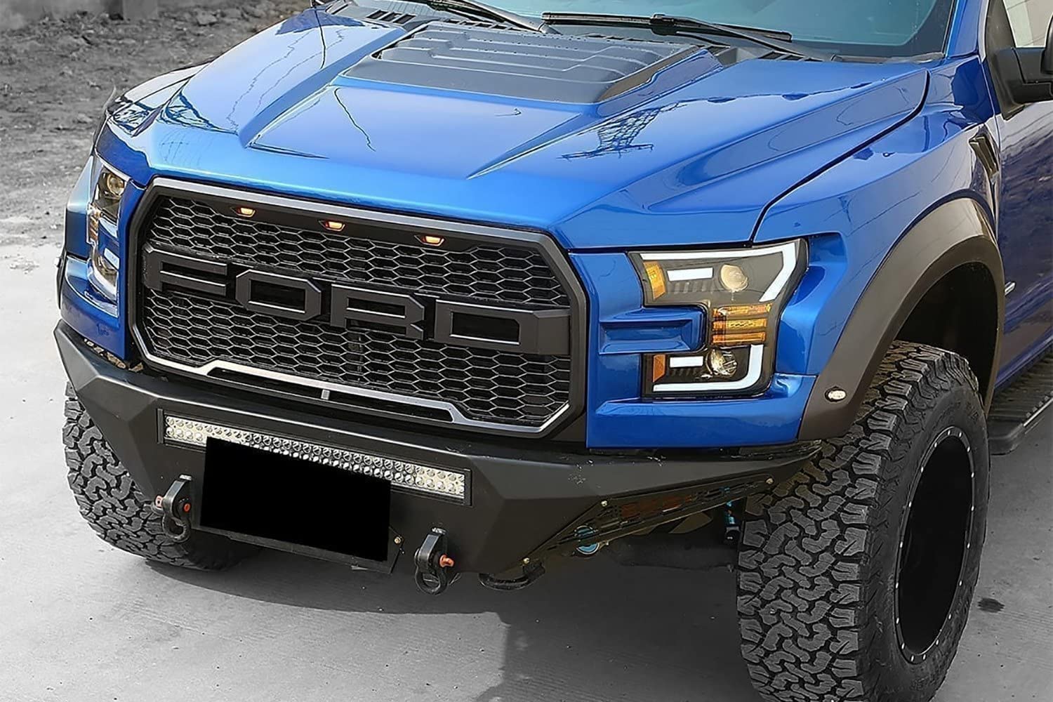 880168 AlphaRex USA LUXX Series LED Projector Headlights w/Activation Light and Driver Running Light fits Ford F-150