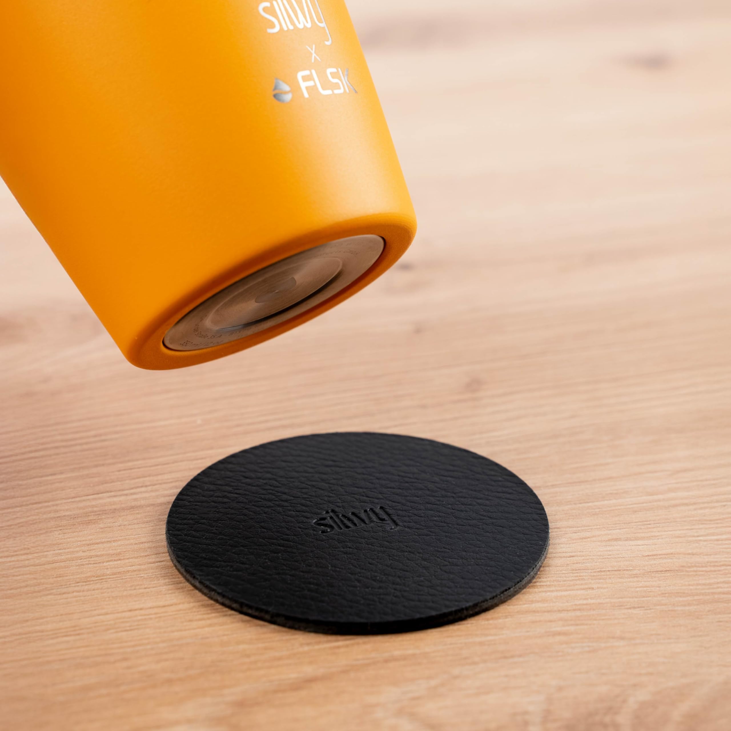 Sunrise Silwy® Magnetic Travel Mug To Go with Metal Nano Gel Pad