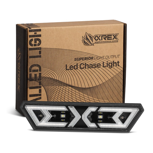 Multi-functional AlphaRex Arrow-X Off-Road Chase Light - Black