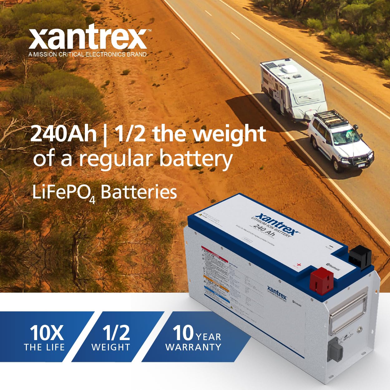 12V Lithium Battery Xantrex 240AH