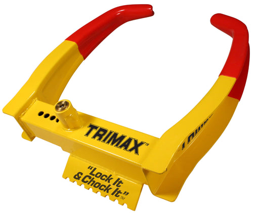 TRIMAX TCL75 - Wheel Lock Trailer - Fits 7"-11.25" Tires - Lock for Trailer, Car, Truck, Boat, ATV, Camper, and More