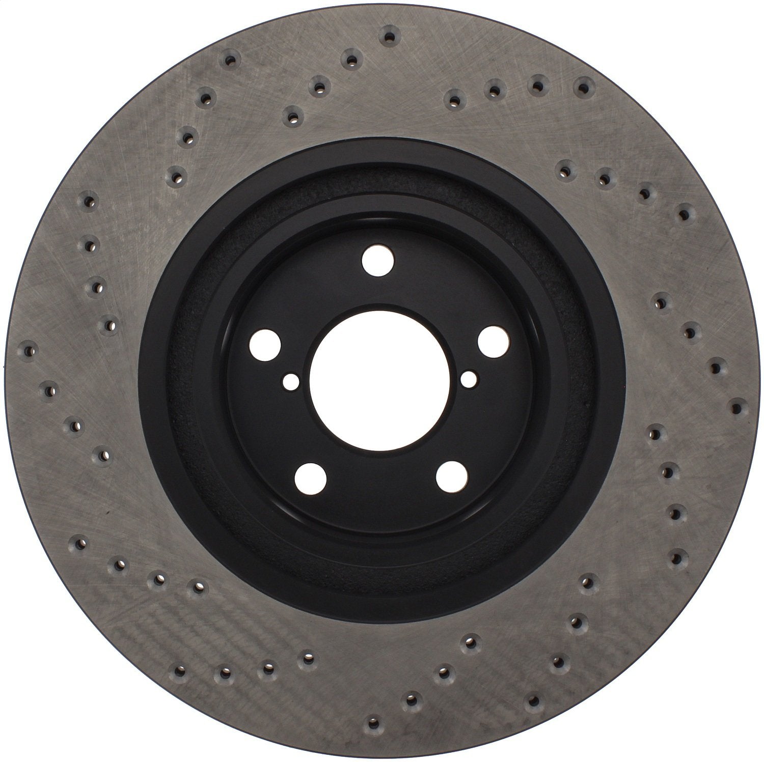 Sport StopTech Front Left 128.47021L Cross Drilled Disc Brake Rotor - Fits Select Scion, Subaru, Toyota Vehicles