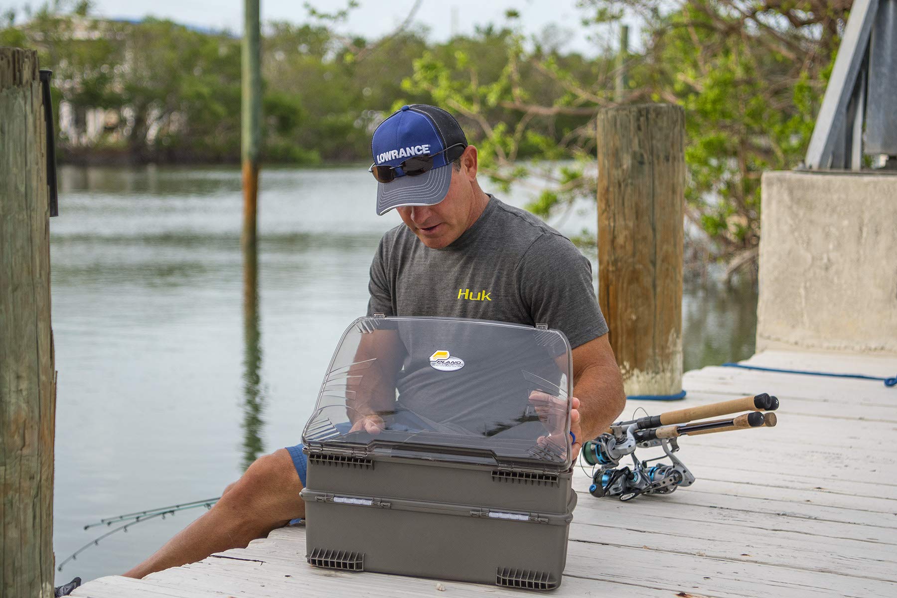 Magnum Plano 1444 Guide Series Tackle Box Graphite/Smoke, One Size