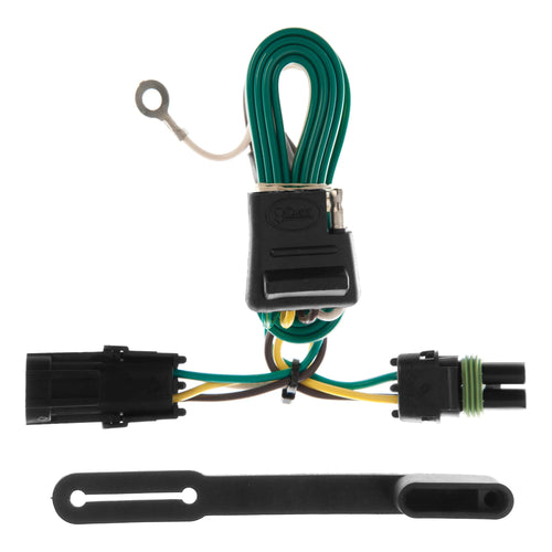 CURT 55312 Custom Vehicle-Side 4-Pin Trailer Wiring Harness, Fits Select Chevrolet S10, GMC S15, C/K, Suburban, Syclone, Isuzu Hombre