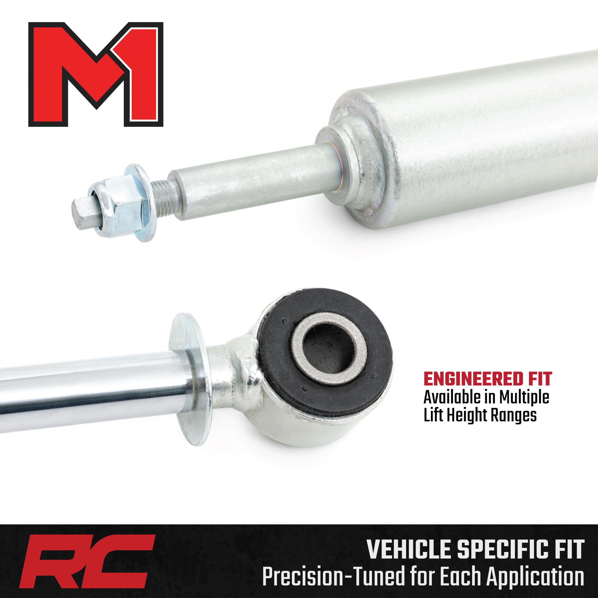 5.5-7" M1 Front Shocks Rough Country for 2003-2013 Ram 2500/3500-770757_A
